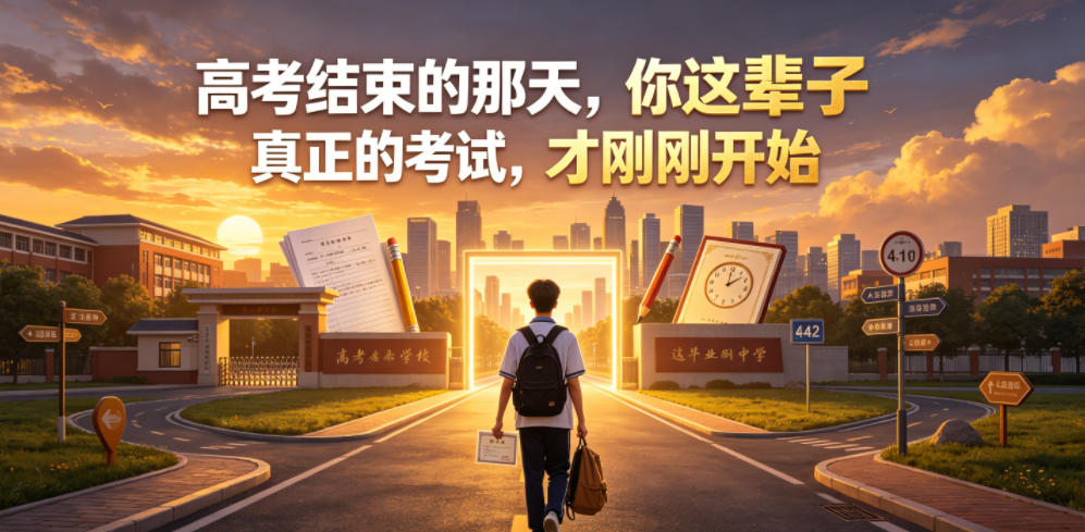 付费文章：高考结束的那天，你这辈子真正的考试，才刚刚开始-副业终点站