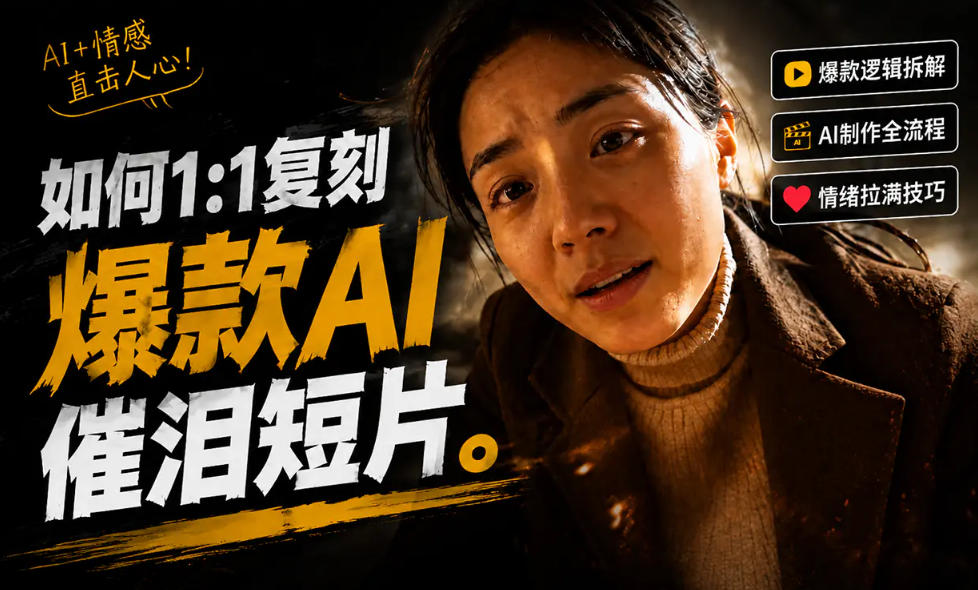 豆包+Gemini生成真人AI短剧-拆解复刻百万爆款第一人称短片,一站式讲透爆款复刻全流程-副业终点站