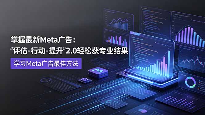 掌握最新的Meta广告，通过“评估-行动-提升”2.0版本轻松获得专业级结果。学习目前学习Meta广告的最佳方法-副业终点站