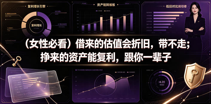 付费文章：(女性必看)借来的估值会折旧，带不走；挣来的资产能复利，跟你一辈子-副业终点站