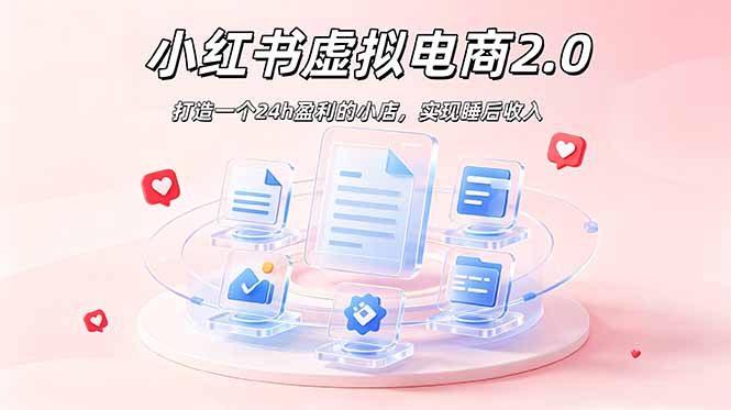 2026 年最强风口掘金项目：AI小红书虚拟电商，布局搜索流量，每日躺赚500+-副业终点站