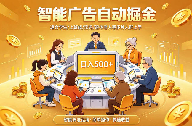 2026年最好做的项目：自动掘金项目，小白轻易上手，单日轻松收入500+【揭秘】-副业终点站