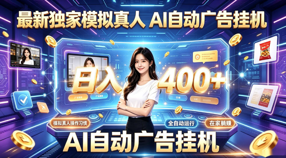 最新独家模拟真人，AI自动挂号挂G，日入400+，全程全自动运行，无需人工【揭秘】-副业终点站
