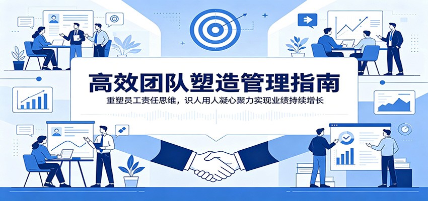 高效团队塑造管理指南：重塑员工责任思维，识人用人凝心聚力实现业绩持续增长-副业终点站