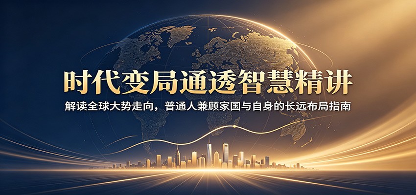 时代变局通透智慧精讲:解读全球大势走向,普通人兼顾家国与自身的长远布局指南-副业终点站