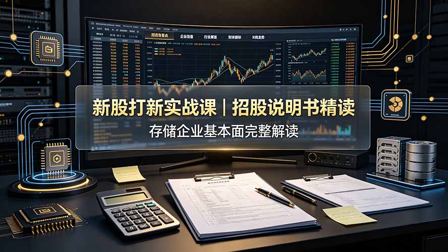 付费文章：新股打新实战课｜招股说明书精读，存储企业基本面完整解读-副业终点站