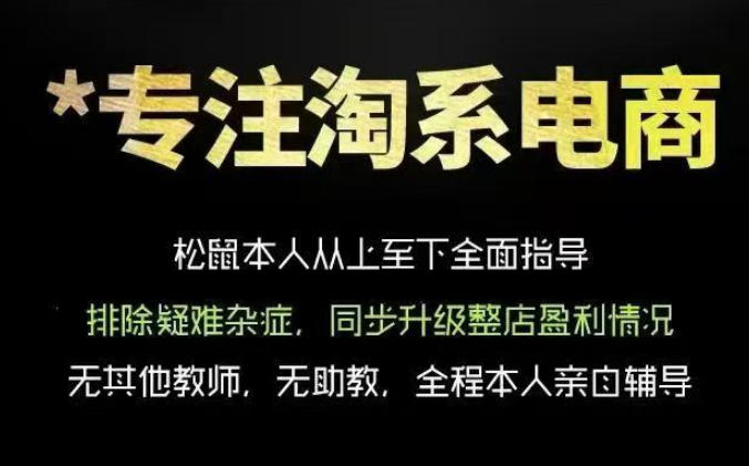 松鼠会电商VIP课程,从基础布局到高阶优化,助你掌握淘宝运营逻辑,提升店铺流量与转化(更新0711)-副业终点站