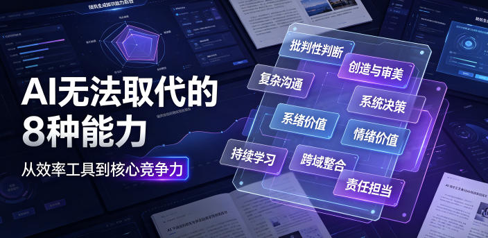 付费文章：AI无法取代的8种能力-副业终点站