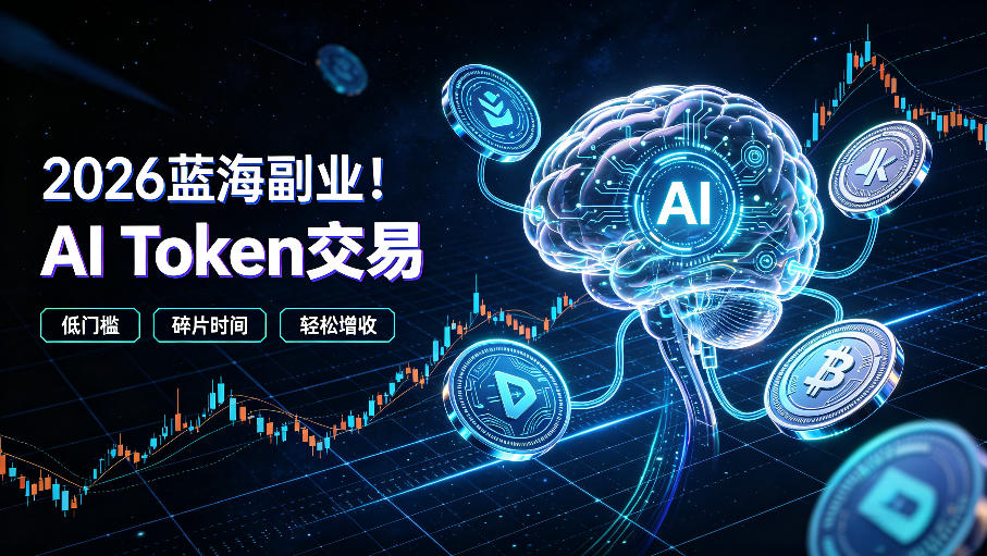 2026全新风口副业｜AI智能Token交易，空闲时间轻松 賺 收益，无需全天盯盘【揭秘】-副业终点站