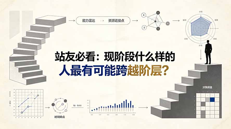 付费文章:站友必看:现阶段什么样的人最有可能跨越阶层?-副业终点站