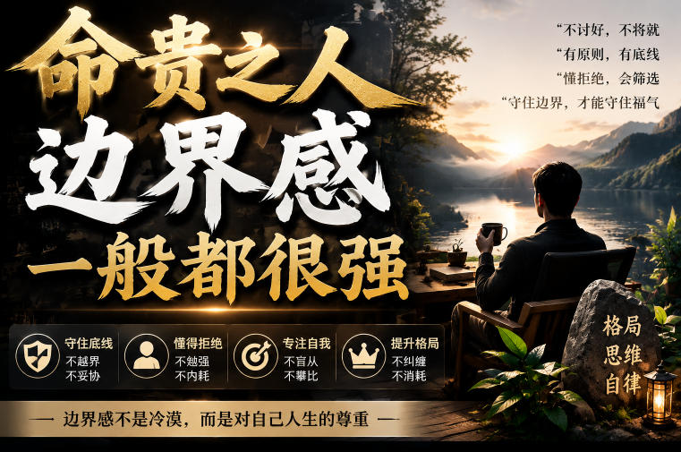 付费文章：命贵之人，边界感一般都很强-副业终点站