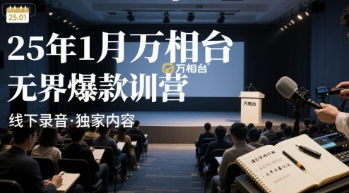 25年1月万相台无界爆款特训营线下录音-87创业网