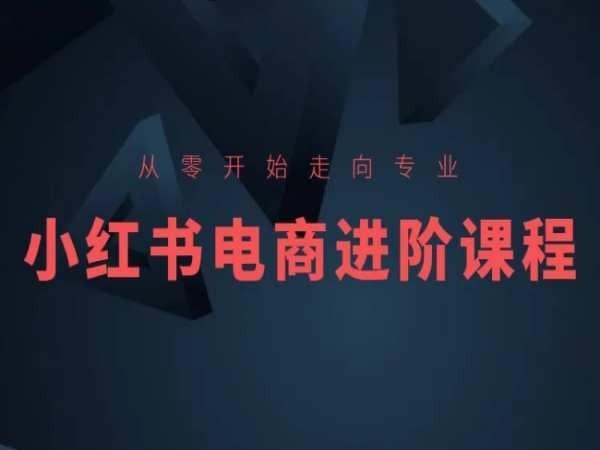 从零开始走向专业，小红书电商进阶课程-87创业网