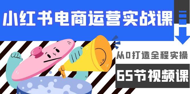 (9724期)小红书电商运营实战课，从0打造全程实操(65节视频课)-87创业网