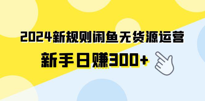 (9522期)2024新规则闲鱼无货源运营新手日赚300+-87创业网