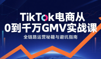 三千老师·TikTok电商从0到千万GMV实战课-87创业网