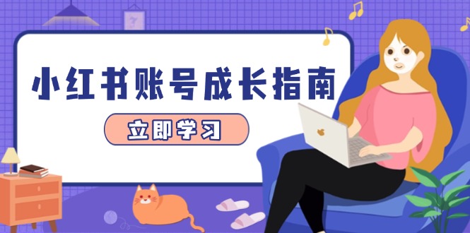 小红书账号成长指南，爆款选题+精准定位+数据分析，系统提升账号变现能力-87创业网