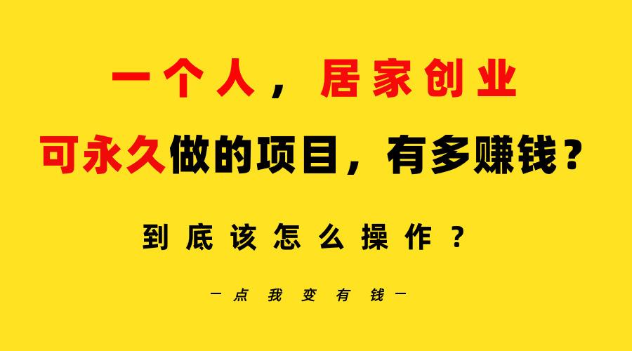 一个人，居家创业：B站每天10分钟，单账号日引创业粉100+，月稳定变现5W…-87创业网