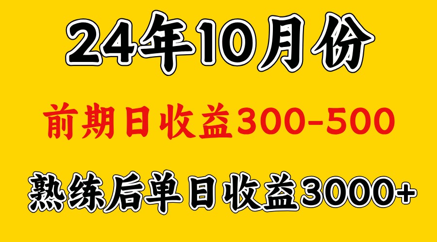 高手是怎么赚钱的.前期日收益500+熟练后日收益3000左右-87创业网