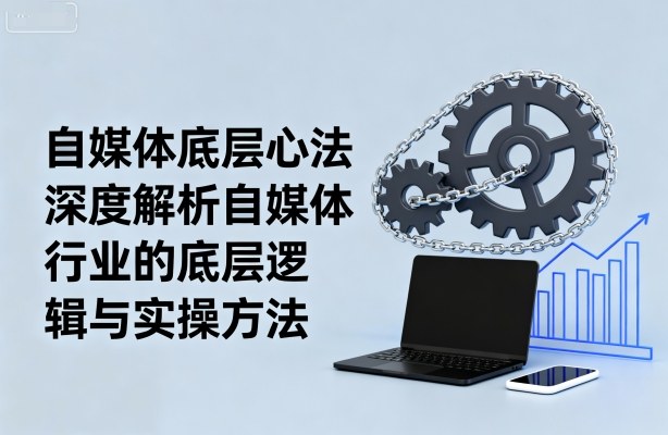 自媒体底层心法，深度解析自媒体行业的底层逻辑与实操方法-87创业网