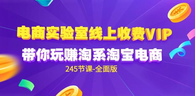 (9859期)电商-实验室 线上收费VIP，带你玩赚淘系淘宝电商(245节课-全面版)-87创业网