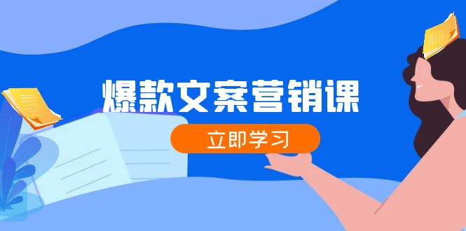 爆款文案营销课：公域转私域，涨粉成交一网打尽，各行业人士必备-87创业网