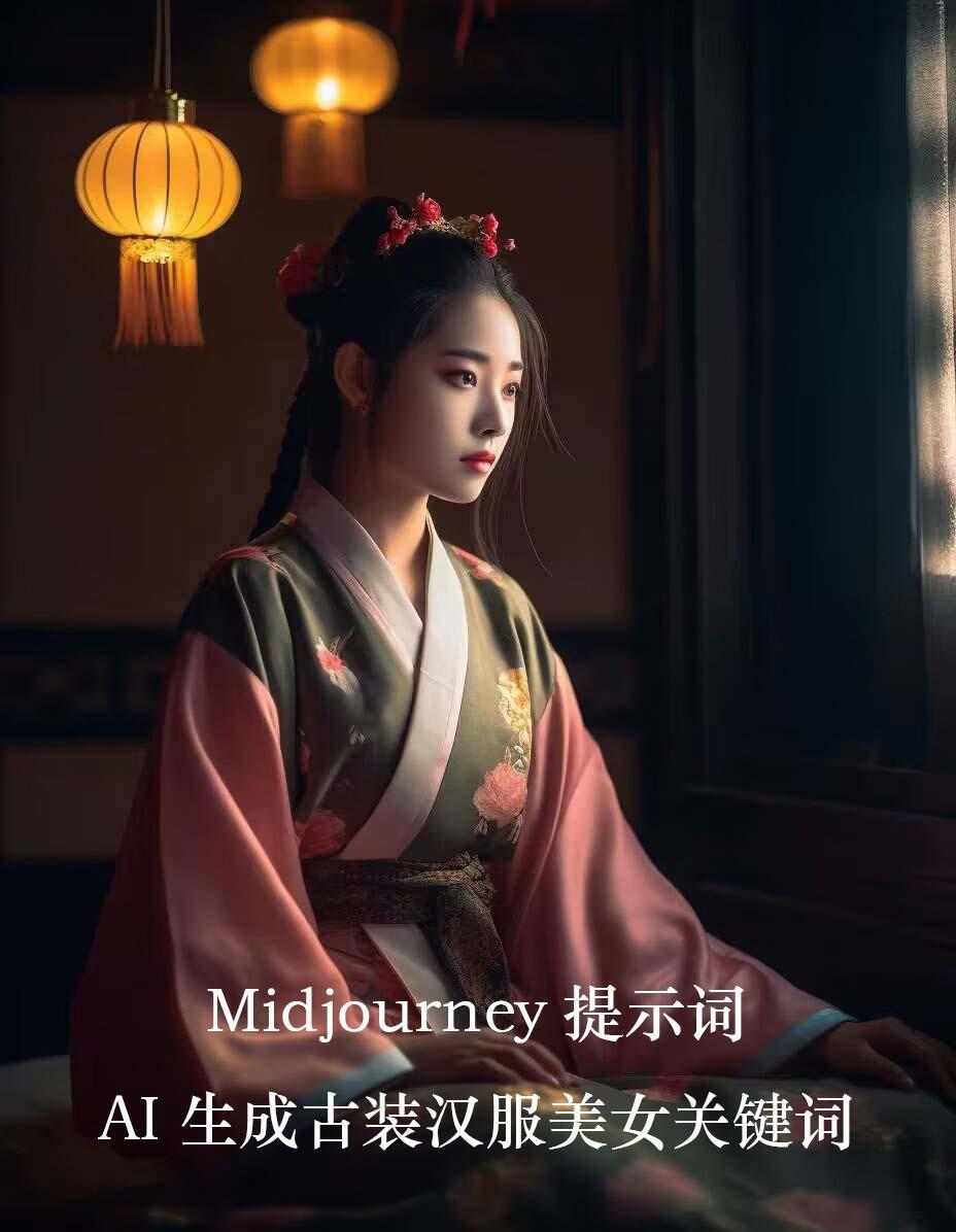 Midjourney关键词-AI生成中国风古装汉服美女人像提示关键词-87创业网