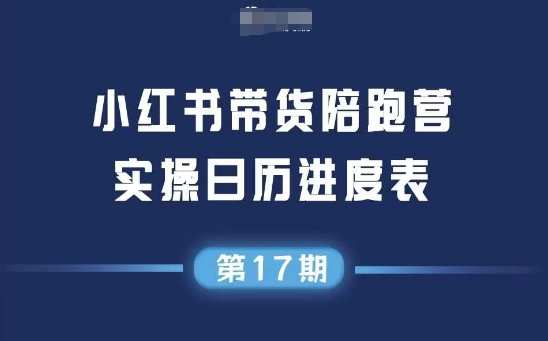 小红书第17期带货陪跑营，不囤货，无不直播，无不投流，通过选品+笔记内容+测品+笔记铺量+矩阵运营打爆款-87创业网