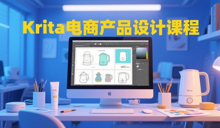 大梦老师·Krita电商产品设计课程-87创业网