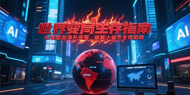 付费文章《世界变局生存指南，AI转型加海外突围，破解小城市生存陷阱》-87创业网