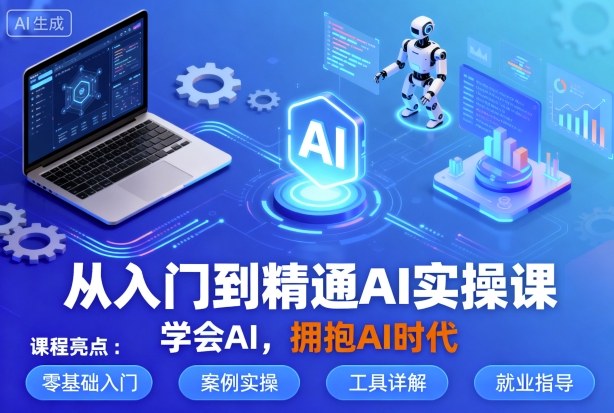 从入门到精通AI实操课，学会AI，拥抱AI时代-87创业网