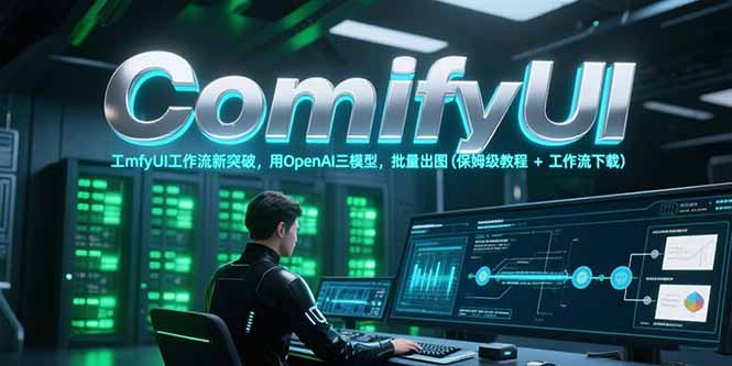 ComfyUI工作流新突破，用OpenAI三模型，批量出图(保姆级教程+工作流下载-87创业网