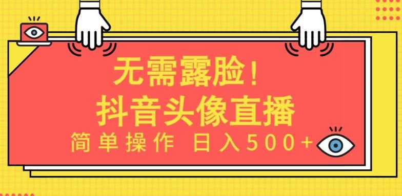 无需露脸，Ai头像直播项目，简单操作日入500+【揭秘】-87创业网