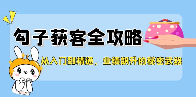 从入门到精通，勾子获客全攻略，业绩飙升的秘密武器-87创业网