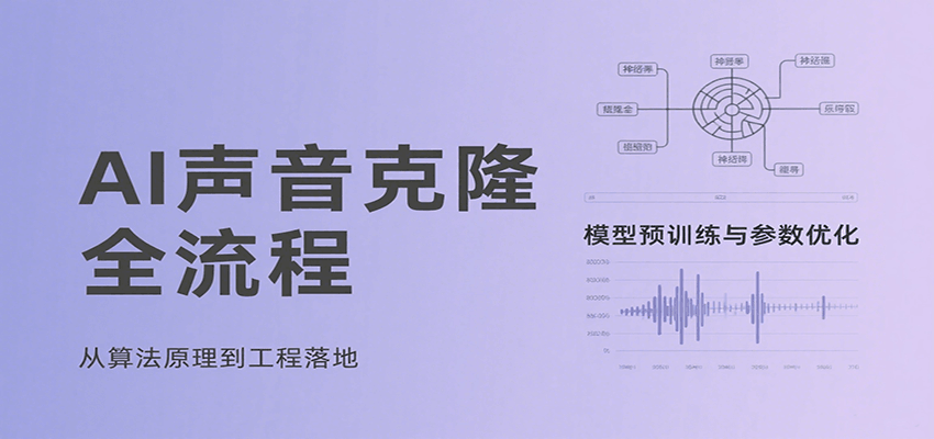 AI声音克隆全流程，基础概念到实战应用，3秒极速声音复刻、模型预训练、云端部署等-87创业网
