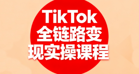 小杨老师·TikTok全链路变现实操课程-87创业网