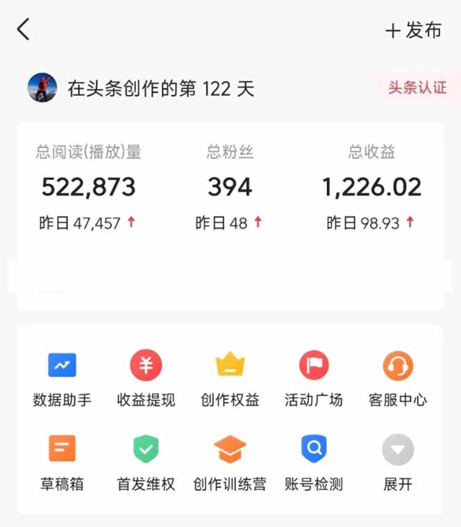 图片[2]-头条号托管躺赚项目，长期稳定，可做五年，每天十分钟，收益几百块-87创业网