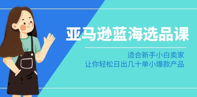 亚马逊-蓝海选品课：适合新手小白卖家，让你轻松日出几十单小爆款产品-87创业网