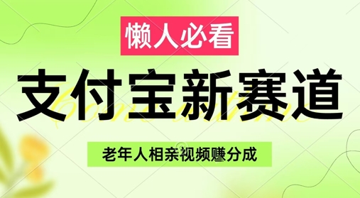 支付宝新赛道，利用老年人相亲视频，挣分成收益，轻松月入过W，操作简单-87创业网