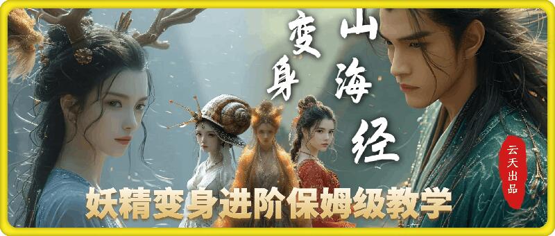 云天AI山海经变身视频教程，妖精变身进阶保姆级教学-87创业网