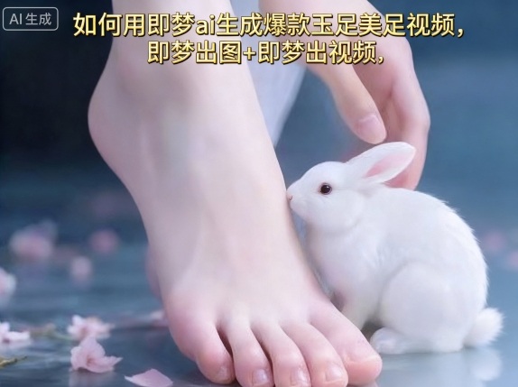 如何用即梦ai生成爆款玉足美足视频，即梦出图+即梦出视频，快速涨粉-87创业网