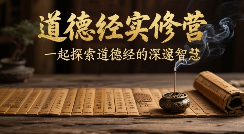 道德经实修营，一起探索道德经的深邃智慧-87创业网