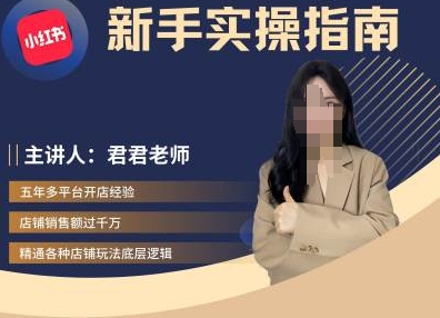 君君-小红书电商从入门到精通，新手实操指南-87创业网