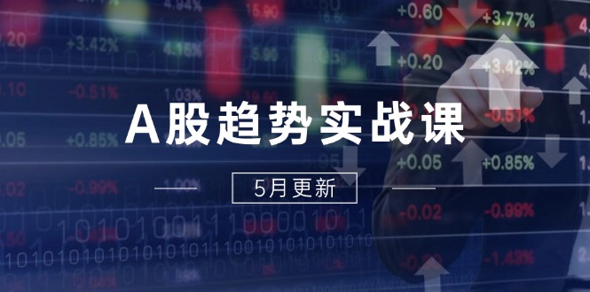 A股趋势实战课：主力动向+政策红利，2025全年策略5月更新-87创业网