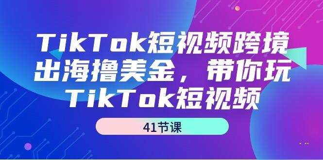 TikTok短视频跨境出海撸美金，带你玩TikTok短视频(41节课)-87创业网