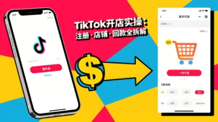 TikTok从开店到投流的进阶课，从基础实操到高阶技巧一网打尽-87创业网