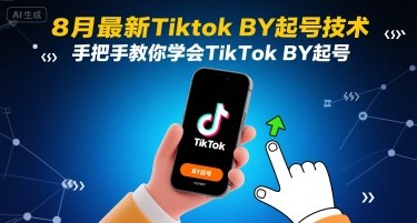 8月最新Tiktok搬运起号技术，手把手教你学会TikTok搬运起号-87创业网