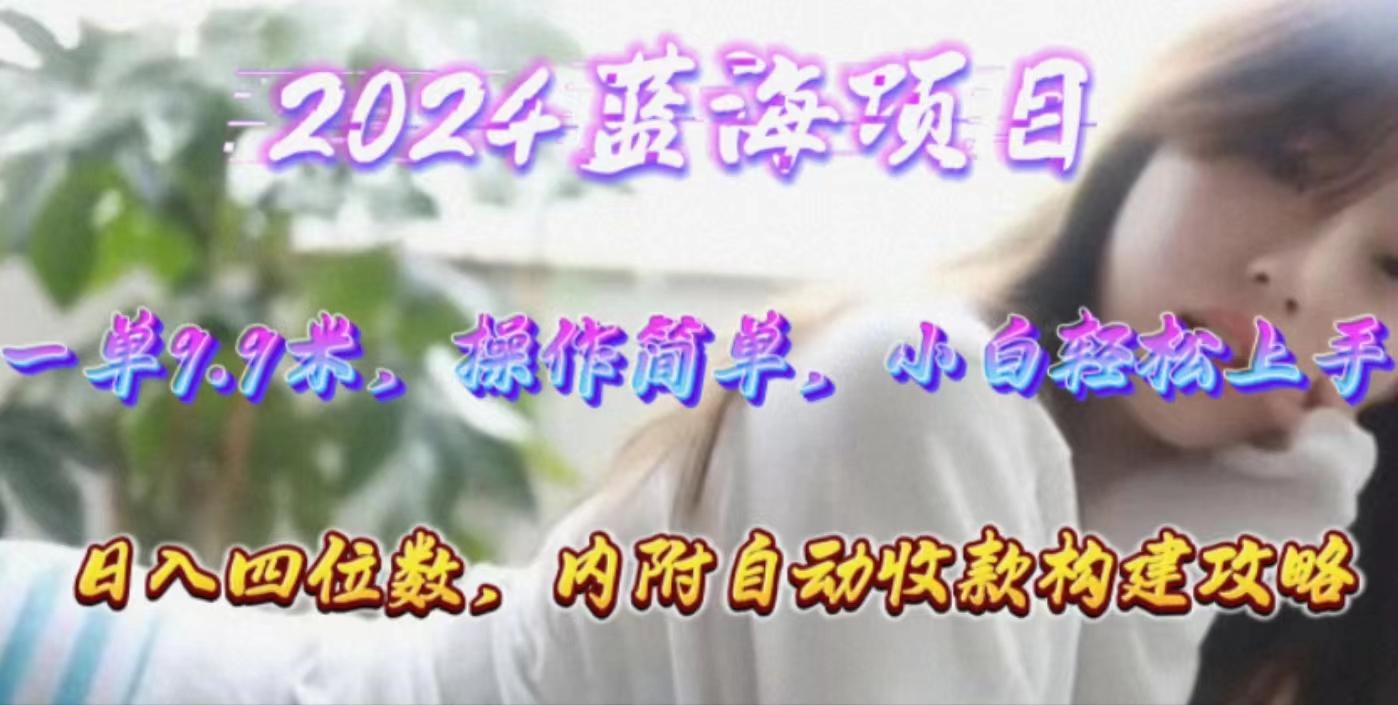 年轻群体的蓝海市场，1单9.9元，操作简单，小白轻松上手，日入四位数-87创业网