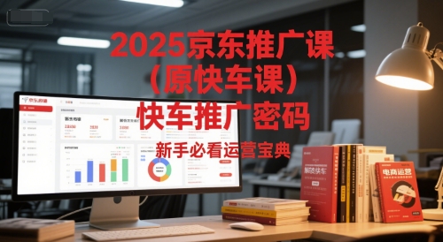 2025京东推广课(原快车课)解锁京东快车推广密码，新手必看运营宝典-87创业网