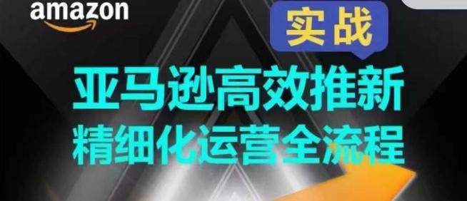 亚马逊高效推新精细化运营全流程，全方位、快速拉升产品排名和销量!-87创业网